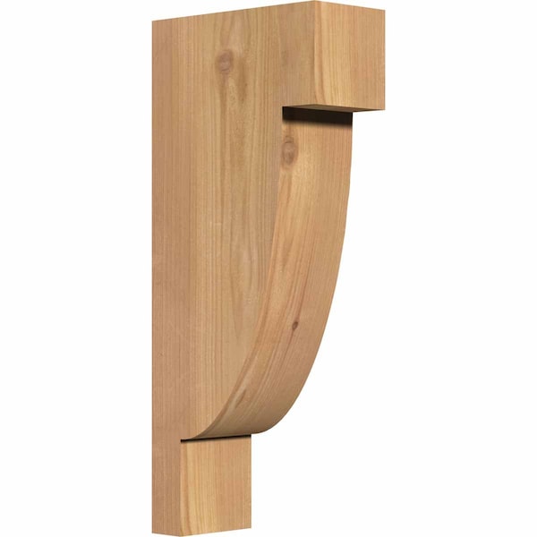 Ekena Millwork Alpine Smooth Corbel, Western Red Cedar, 5 1/2"W x 12"D x 28"H COR06X12X28ALP00SWR - main